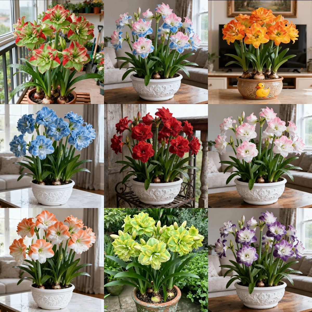 🤗🌺 One Hippeastrum Bulb, One Stunning Giant Bloom💥🏠