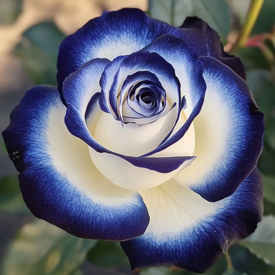 Rare Blue Moon Rose 🌌Multi-Colored Petal Lace Rose🌈🌹