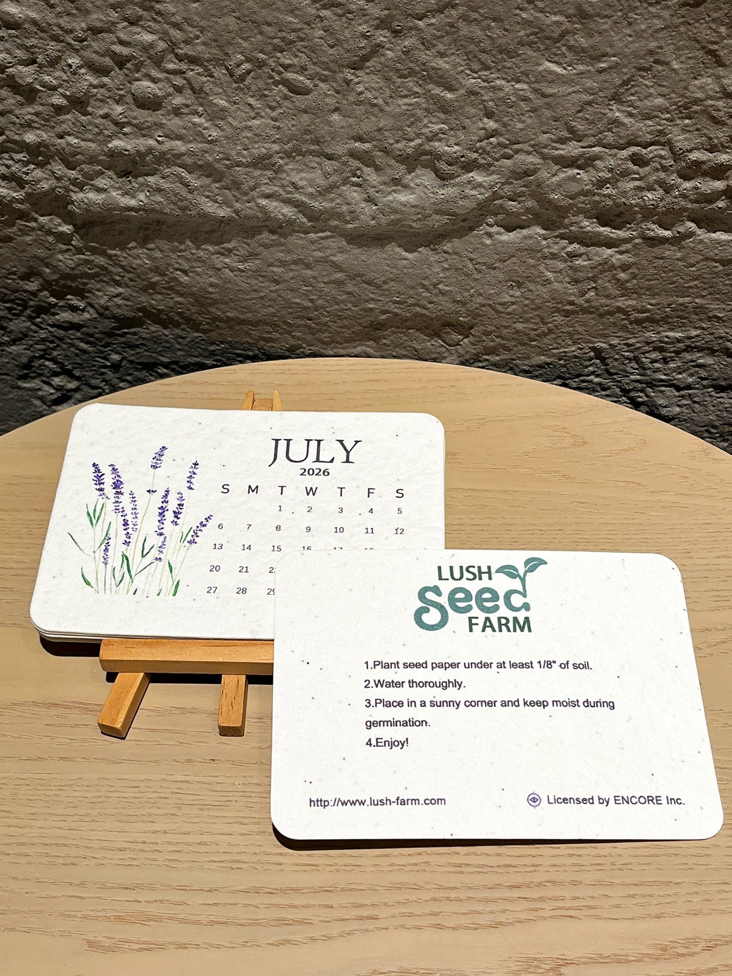 📅🌱2026 Eco-friendly Portable Seed Calendar