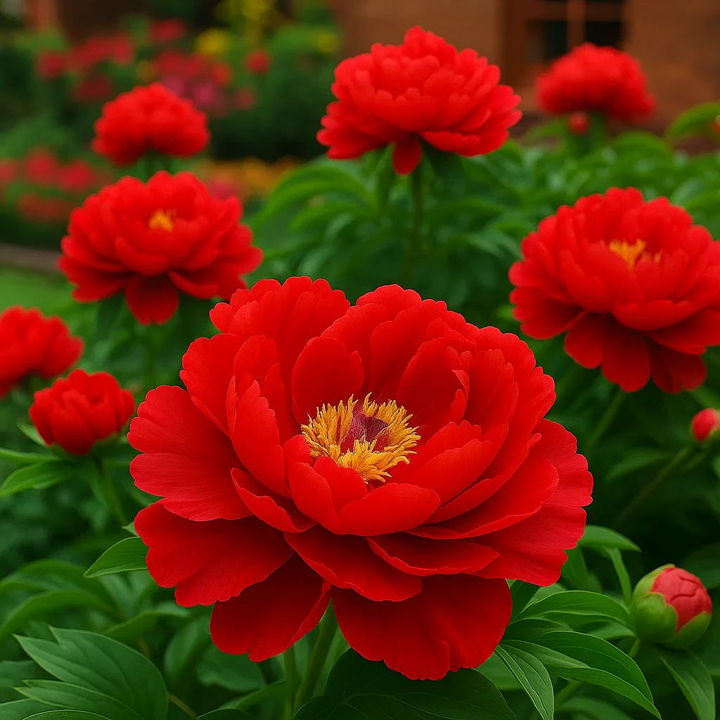 🌈💐Rare Full-Double Peonies – Stunning Ruffled Blooms🌿
