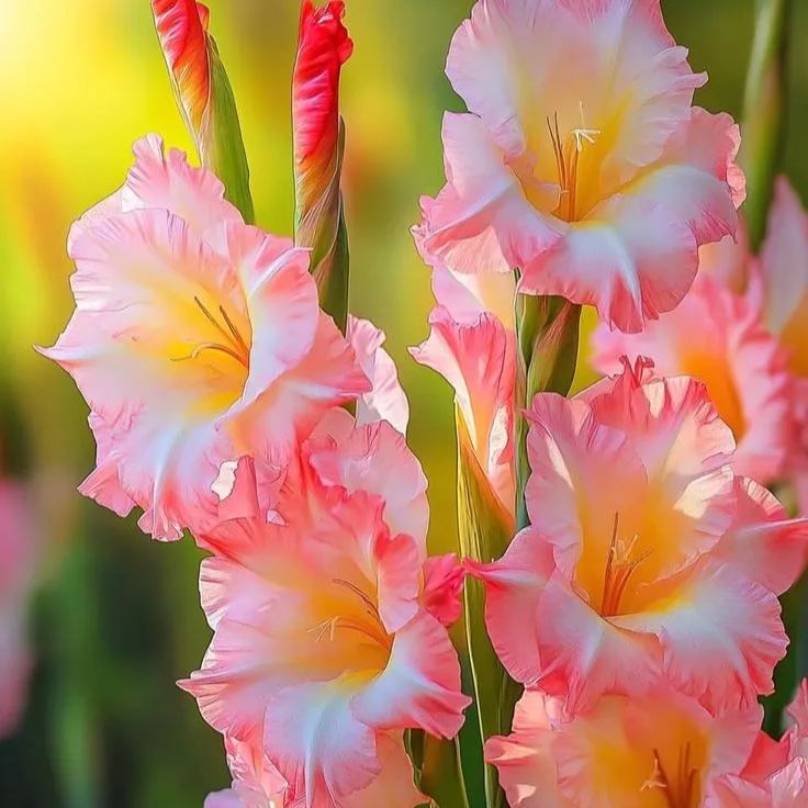 Rare-Colored Gladiolus Bulbs✨🌈The Crown Jewel of Gardens