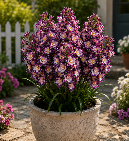 🌈🌺 Royal Mosaic Tuberose Bulbs 💥 Rare Multi-Color Blooms & Sweet Fragrance