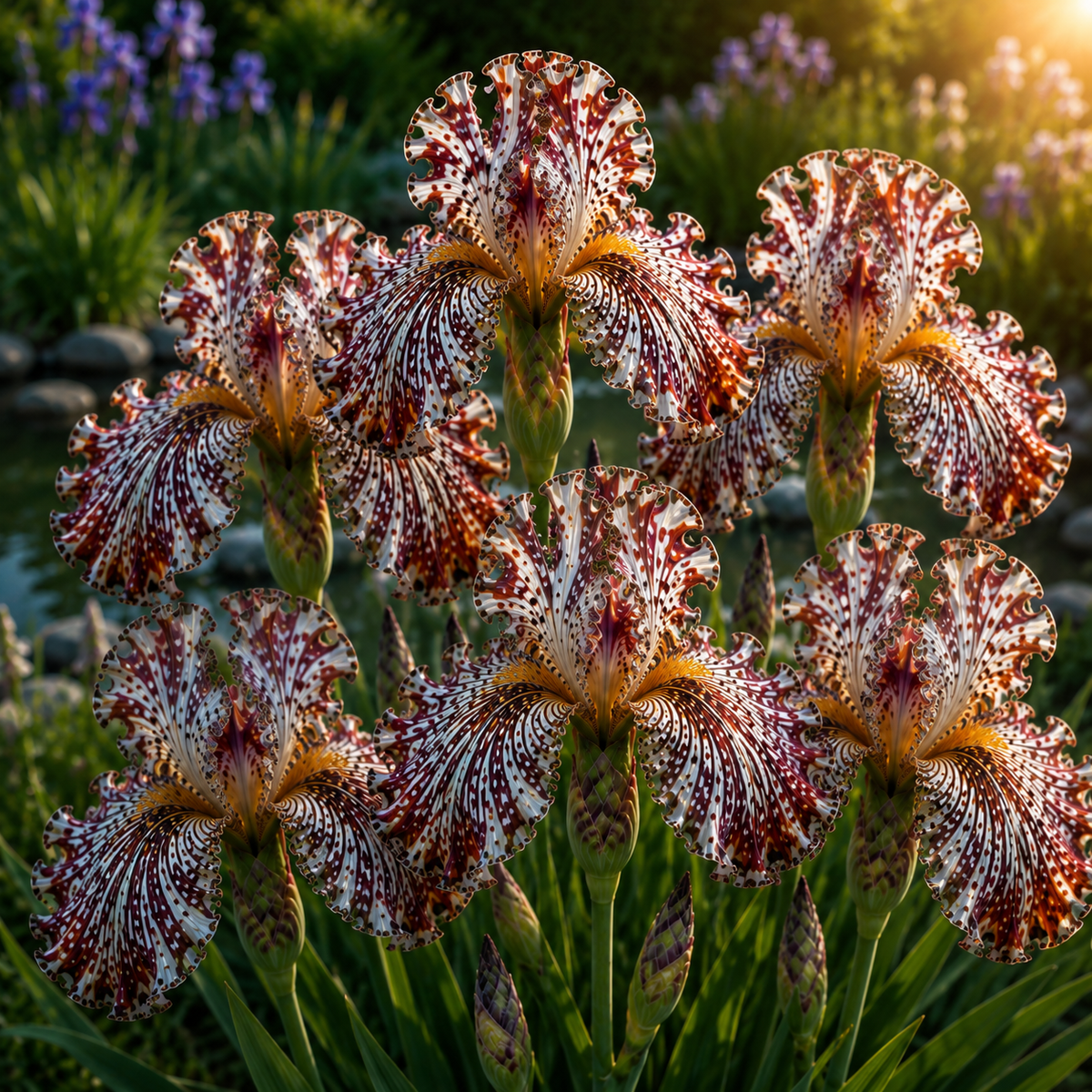 🤗🌸Rare Tropical Fish Iris Bulbs – Blooms That Look Like Living Underwater Art🐠