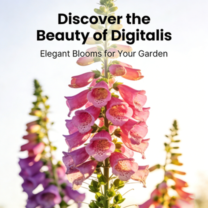 🔥Premium Foxglove Seeds –  🌸Elegant Blooms That Transform Your Garden