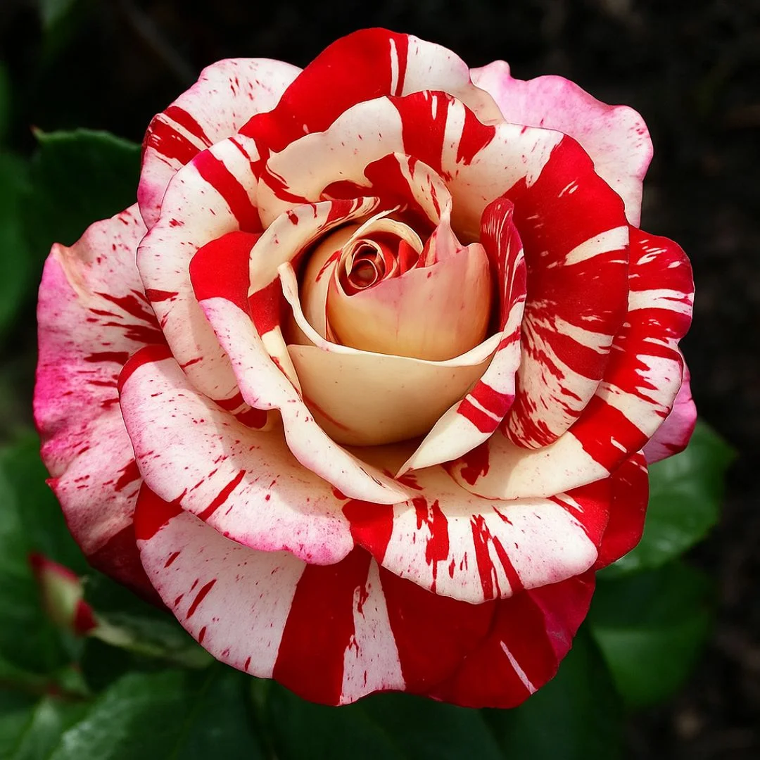 Rare Twin Red White Rose Flower Seeds for Planting💐