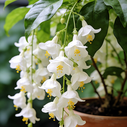 🌸Weeping Jasmine Seeds – Create a Fragrant Floral Waterfall at Home🌿❄️