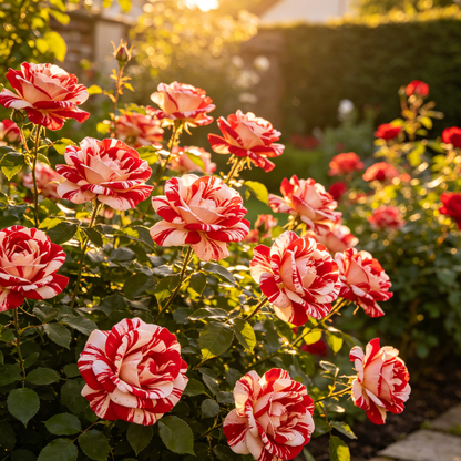 Rare Twin Red White Rose Flower Seeds for Planting💐
