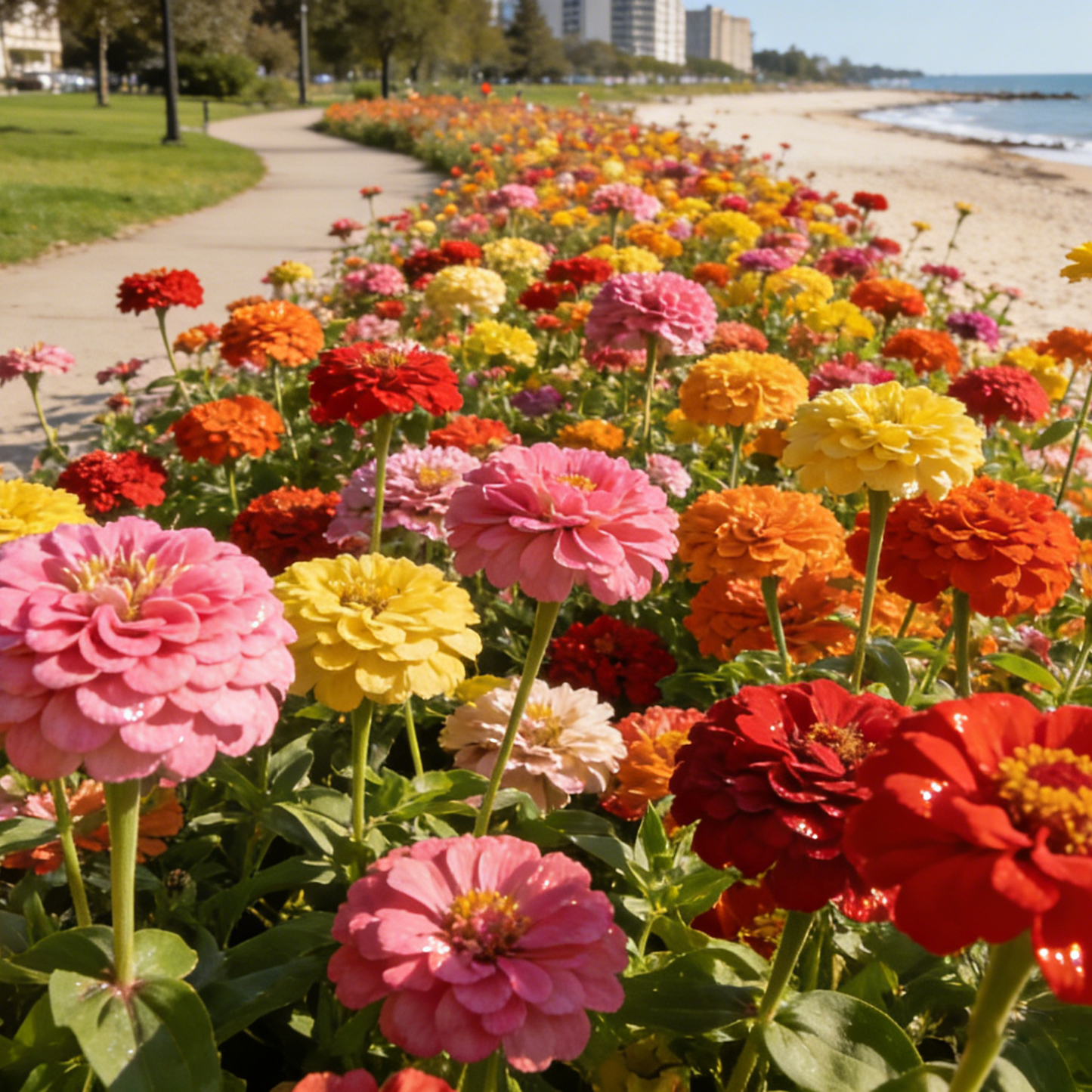 🔥Zinnia Seeds – 🌼Grow a Burst of Color in Your Garden (Fast, Easy & Beginner-Friendly)