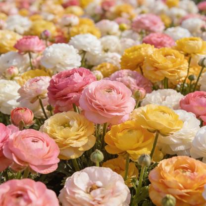 🌸Ranunculus Seeds – 💜Grow Elegant, Rose-Like Blooms in Your Own Garden