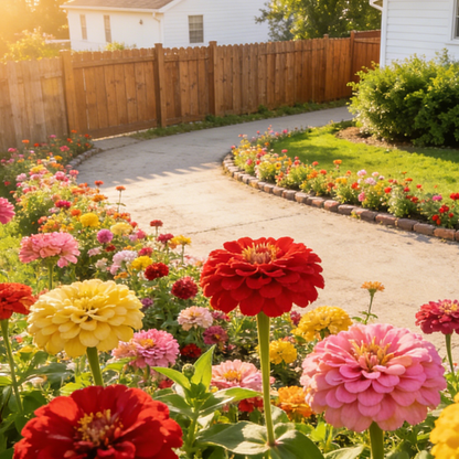 🔥Zinnia Seeds – 🌼Grow a Burst of Color in Your Garden (Fast, Easy & Beginner-Friendly)