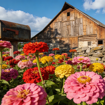 🔥Zinnia Seeds – 🌼Grow a Burst of Color in Your Garden (Fast, Easy & Beginner-Friendly)