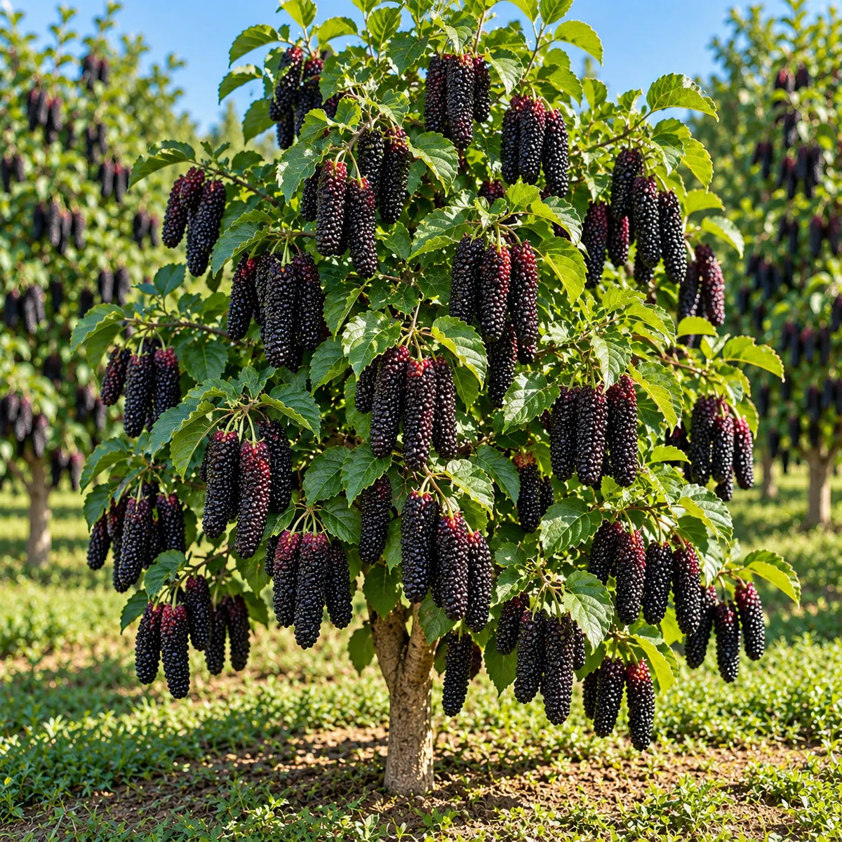 🌳 Rare Giant Red & Black Mulberry Tree Saplings 🌿