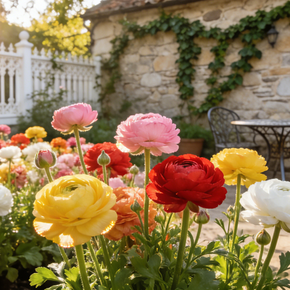 🌸 Grow Bouquet-Quality Flowers at Home with Ranunculus Bulbs 💐