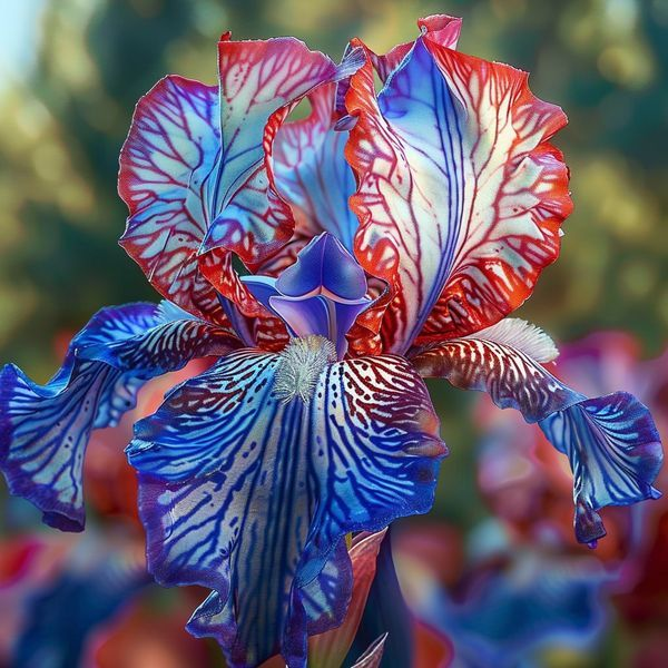 Rare Iris Bulbs 🌈🌑Cultivate a Rainbow in Your Garden✨
