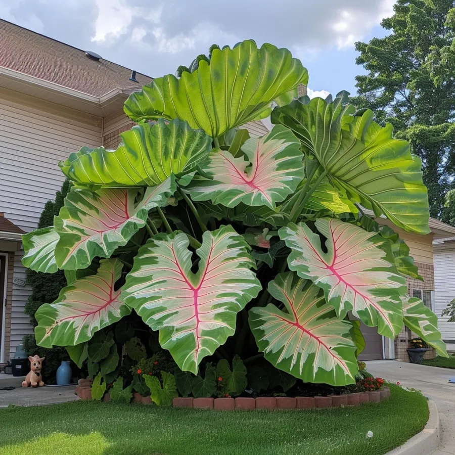 🌿✨Giant Caladium Bulbs 🎊The color wizard that creates a dream garden 🌈