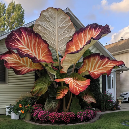 🌿✨Giant Caladium Bulbs 🎊The color wizard that creates a dream garden 🌈