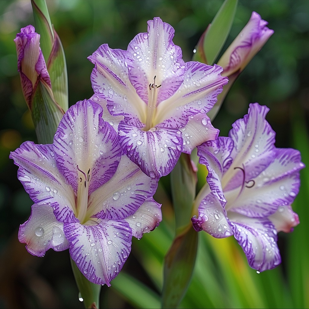 Rare-Colored Gladiolus Bulbs✨🌈The Crown Jewel of Gardens