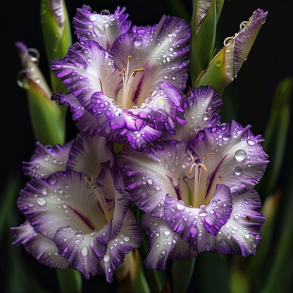 Rare-Colored Gladiolus Bulbs✨🌈The Crown Jewel of Gardens