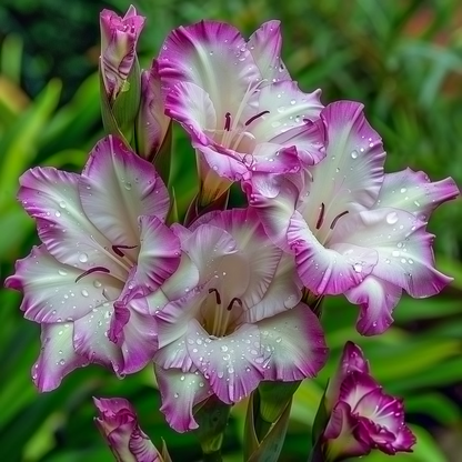 Rare-Colored Gladiolus Bulbs✨🌈The Crown Jewel of Gardens