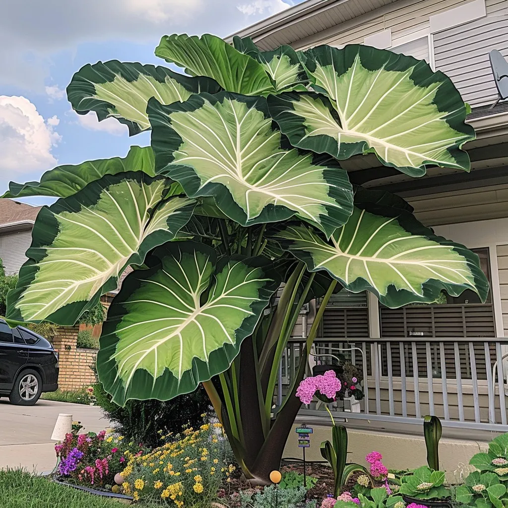 🌿✨Giant Caladium Bulbs 🎊The color wizard that creates a dream garden 🌈