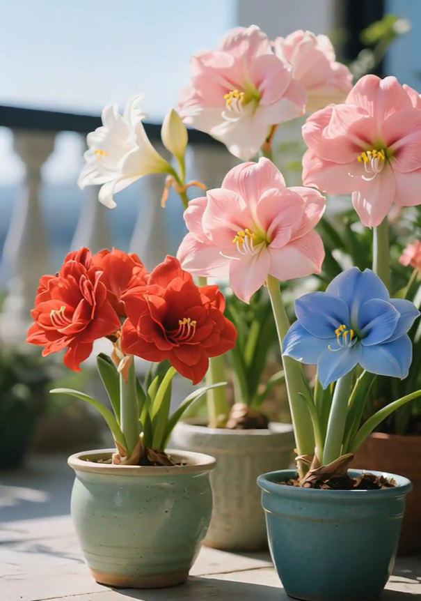 🔥 Limited-Time Offer 🌺 Rare Double-Petaled Perfume Amaryllis – Giant Fragrant Blooms All Winter Long ❄️