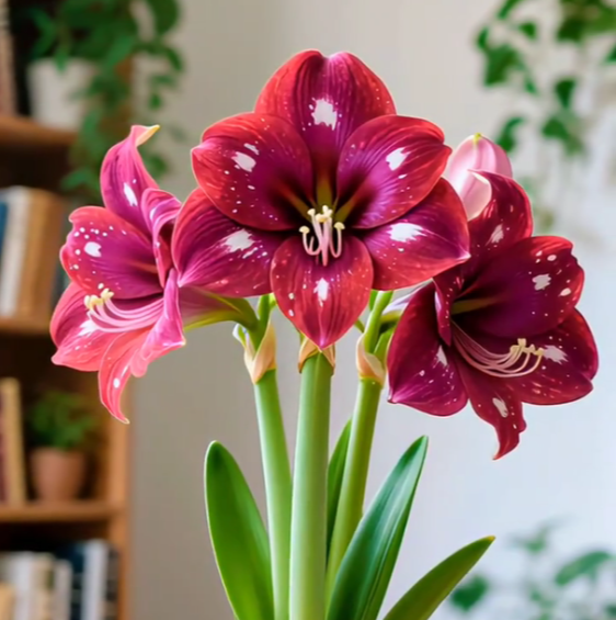 🔥 Limited-Time Offer 🌺 Rare Double-Petaled Perfume Amaryllis – Giant Fragrant Blooms All Winter Long ❄️