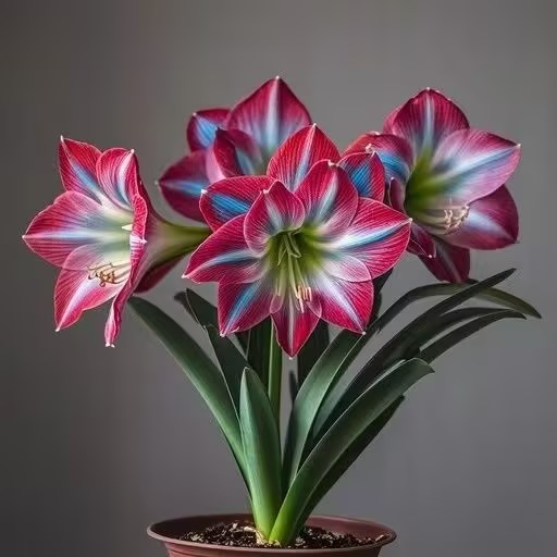 Big blooms • Easy care • Unique colors🏠🌈Exotic Rare Amaryllis Bulbs for Stunning Spring Flowers🌼