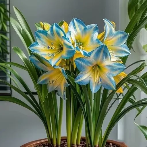 Big blooms • Easy care • Unique colors🏠🌈Exotic Rare Amaryllis Bulbs for Stunning Spring Flowers🌼