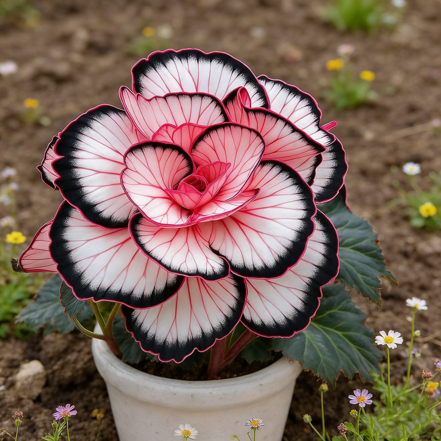 Painted Begonia 🫧☘️Pot Plant, Interior Design, Low Maintenance🍃🌺