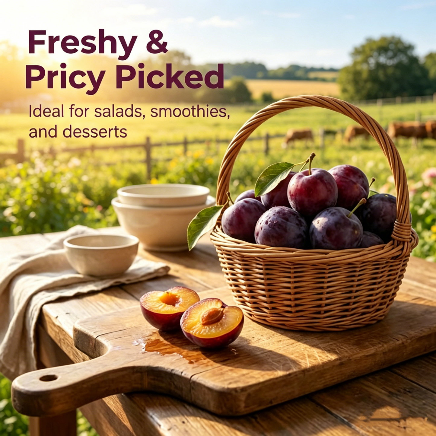 ? Premium plum tree seedlings?: Grow juicy and bountiful plums at home.