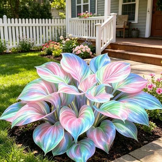 💎 Rare Multi-Color Opal Hosta 🌿 Stunning Foliage That Shines All Season