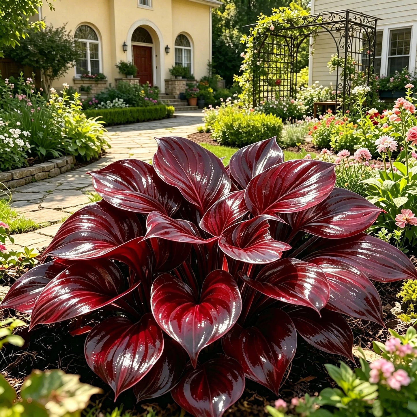 💎 Rare Multi-Color Opal Hosta Seeds 🌿 Stunning Foliage That Shines All Season