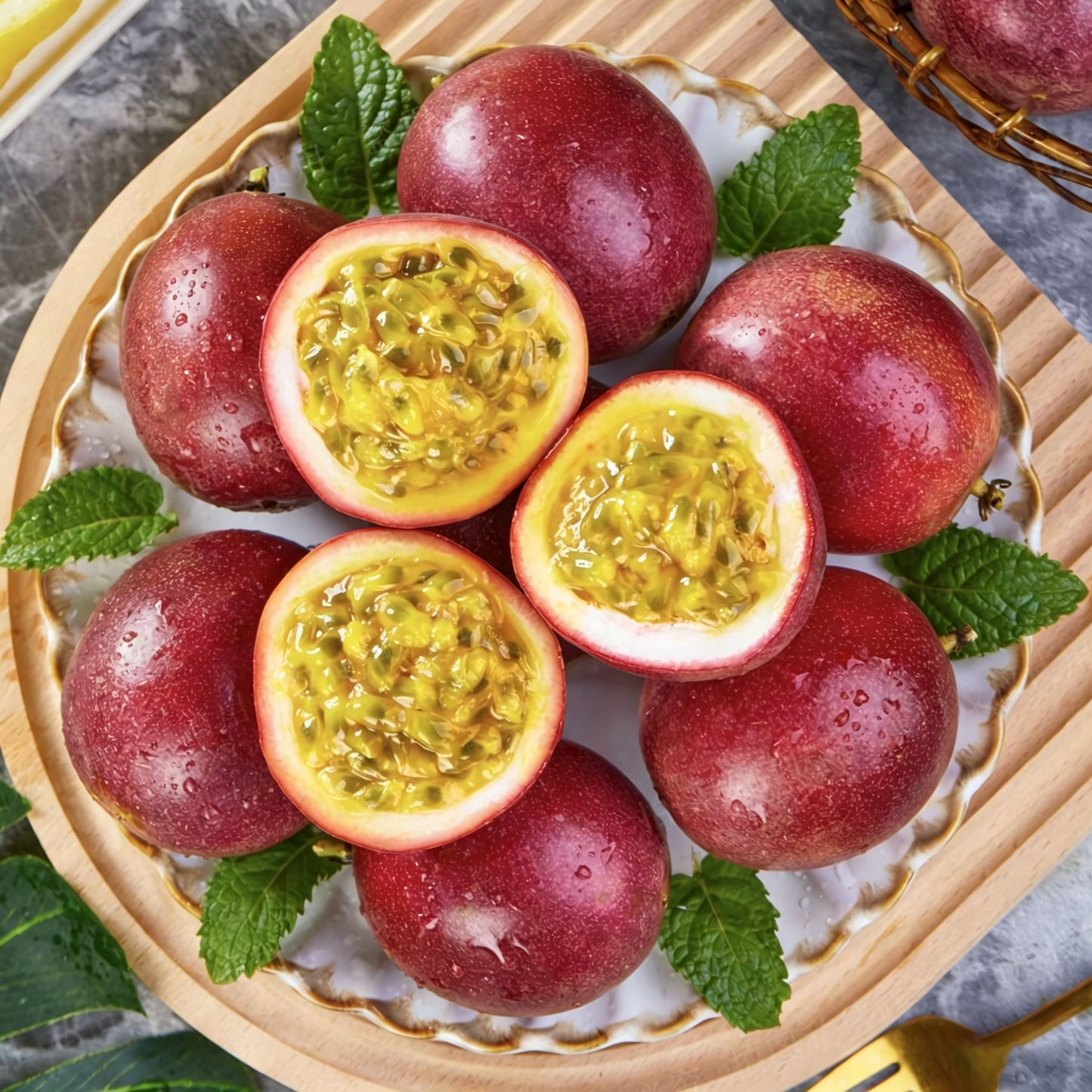 Fresh Passion Fruit Straight From Your Backyard 🍈✨