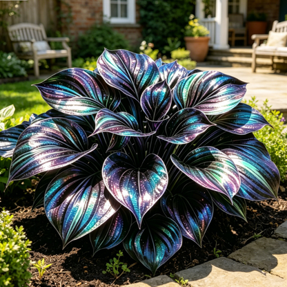 💎 Rare Multi-Color Opal Hosta Seeds 🌿 Stunning Foliage That Shines All Season