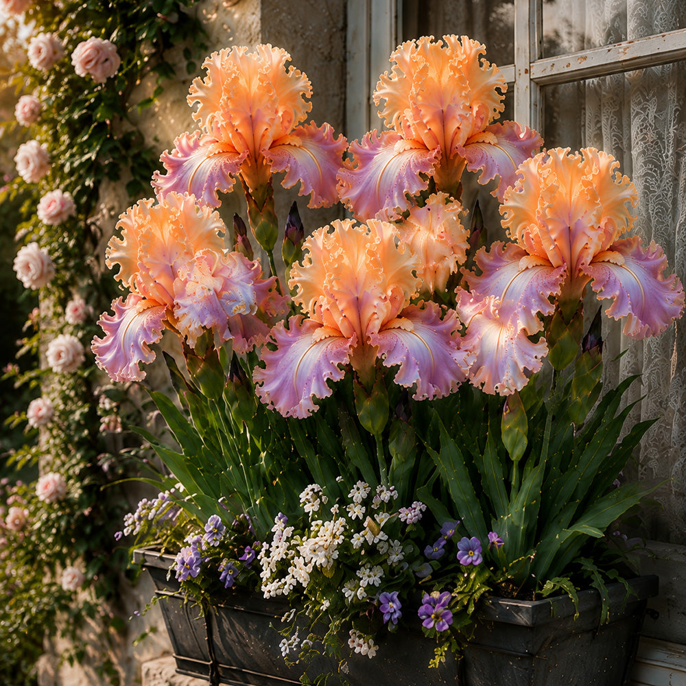 🏠🌸 Premium Bearded Iris Collection 🌿 Stunning Blooms, Easy to Grow