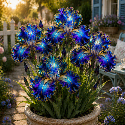 🏠🌸 Premium Bearded Iris Collection 🌿 Stunning Blooms, Easy to Grow