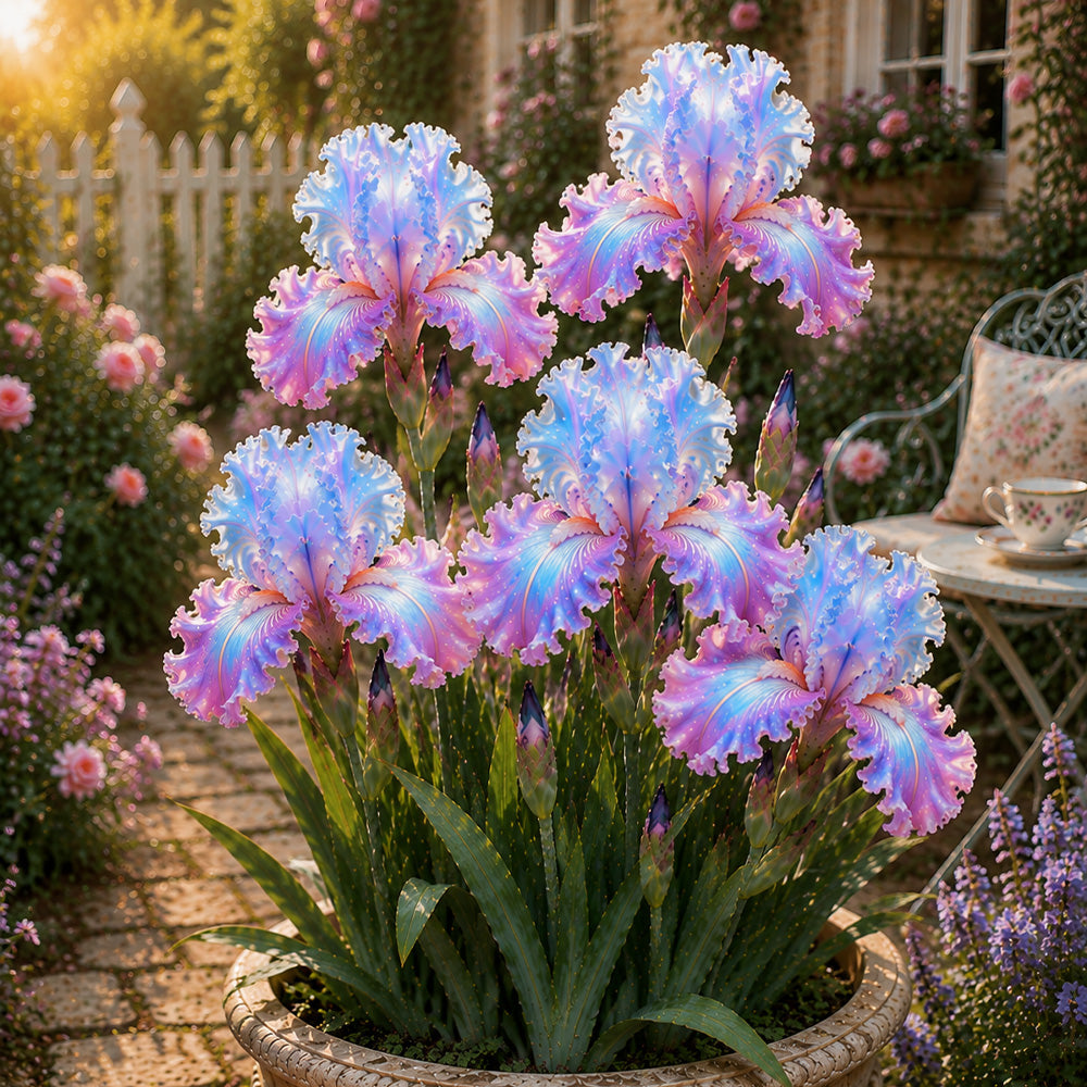 🏠🌸 Premium Bearded Iris Collection 🌿 Stunning Blooms, Easy to Grow