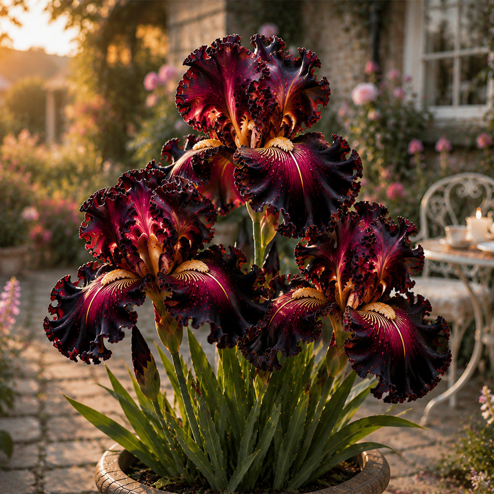 🏠🌸 Premium Bearded Iris Collection 🌿 Stunning Blooms, Easy to Grow