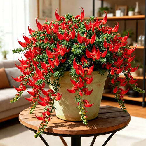 🏠🌸 Parrot Beak Spider Plant Bulbs 🌿 Unique Foliage, Easy to Grow