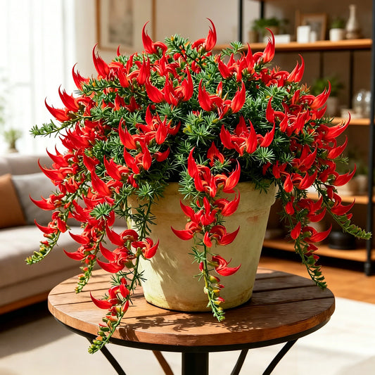 🏠🌸 Parrot Beak Spider Plant Bulbs 🌿 Unique Foliage, Easy to Grow