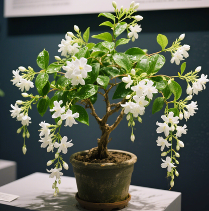 💐 Midnight Perfume Jasmine Seeds – Fragrant Climbing Flowers for Balcony & Garden 🌼