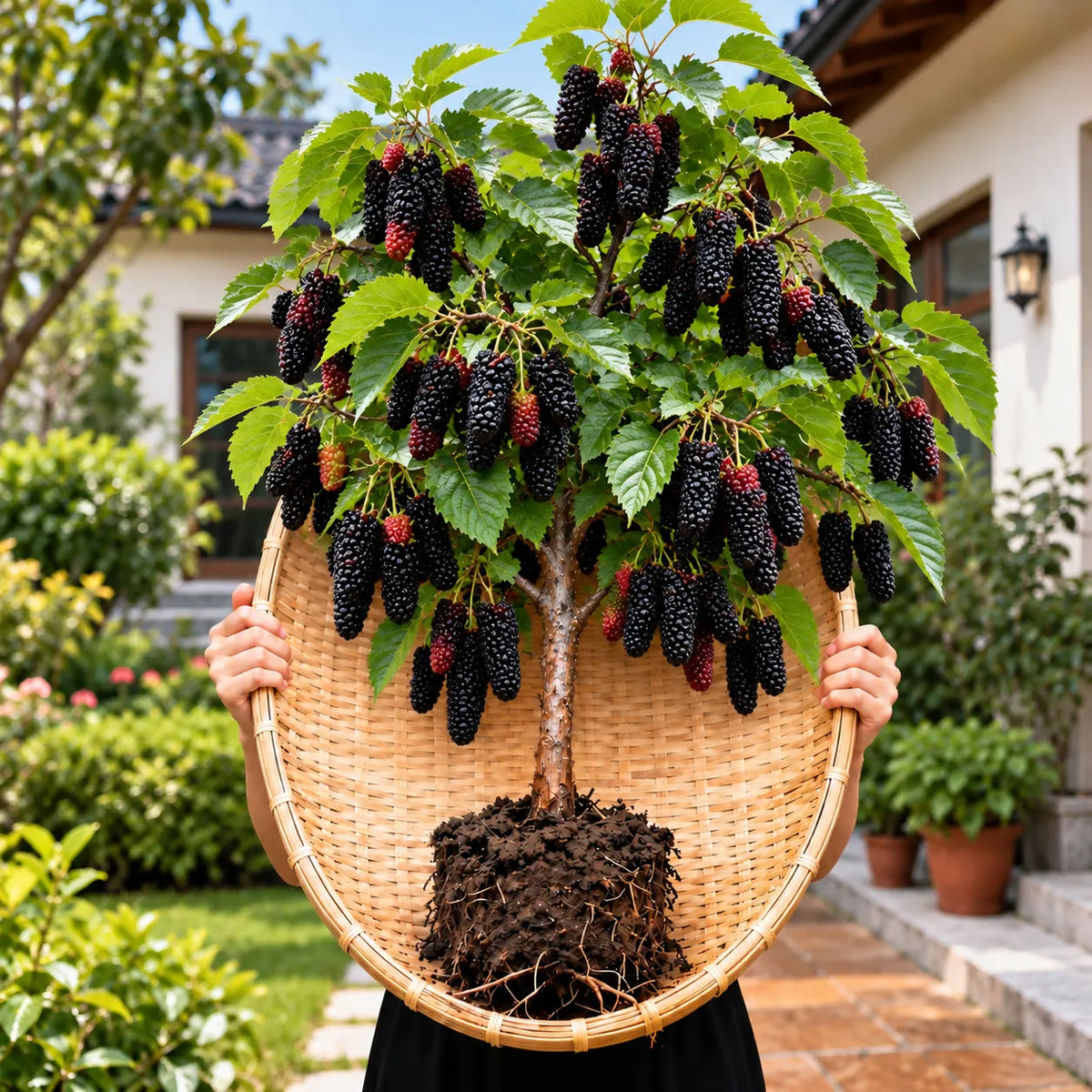 🌳 Rare Giant Red & Black Mulberry Tree Saplings 🌿