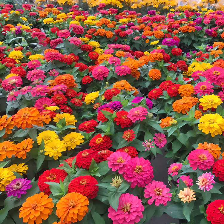 🦋 Easy Double Zinnia Seeds – Massive Colorful Blooms in Just Weeks 🌸✨