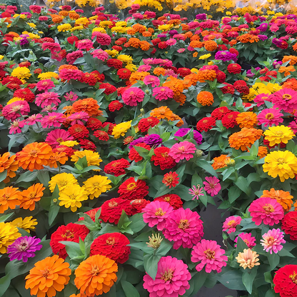 🦋 Easy Double Zinnia Seeds – Massive Colorful Blooms in Just Weeks 🌸✨