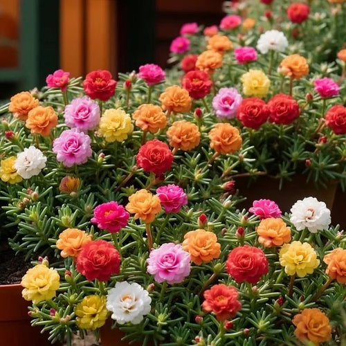 🐝 With the Most Hardy Flowers, create the freest DIY🌼 Double-Flower Moss Roses