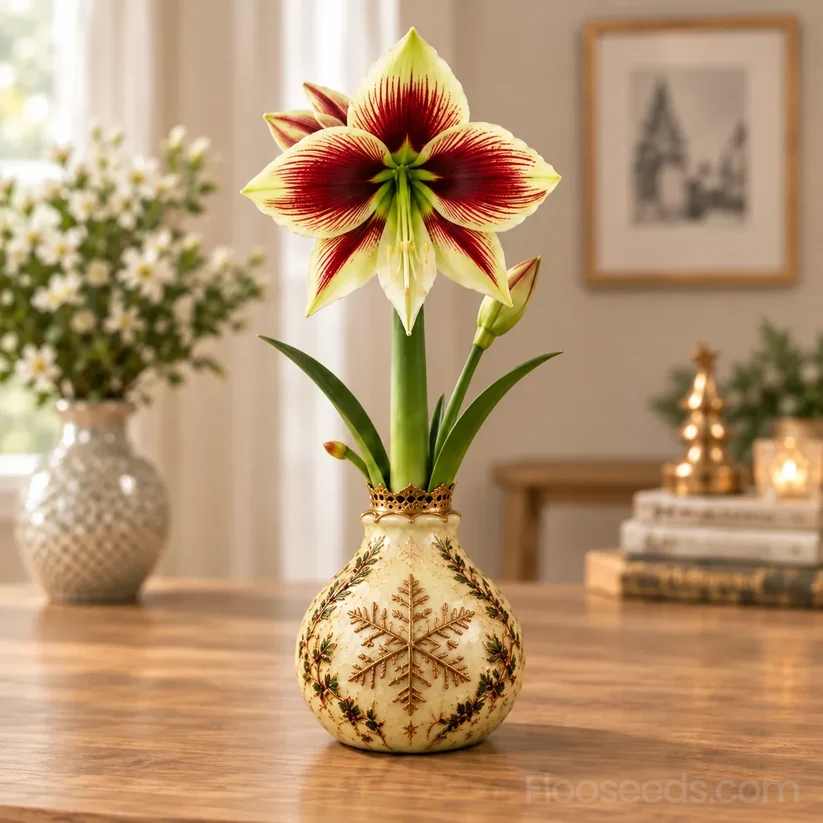 🔥 No Soil! No Water! Just Blooms! 🎄🌺 Watch These Holiday Waxed Amaryllis Bulbs Come to Life!