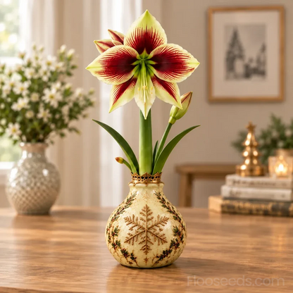 🔥 No Soil! No Water! Just Blooms! 🎄🌺 Watch These Holiday Waxed Amaryllis Bulbs Come to Life!