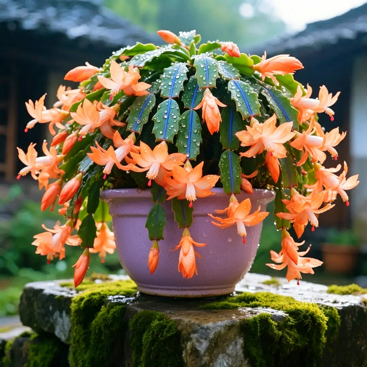 🦀Mix Colors Schlumbergera Bulbs– Easy Care Blooms in Every Shade, Even in Winter ❄️🌈