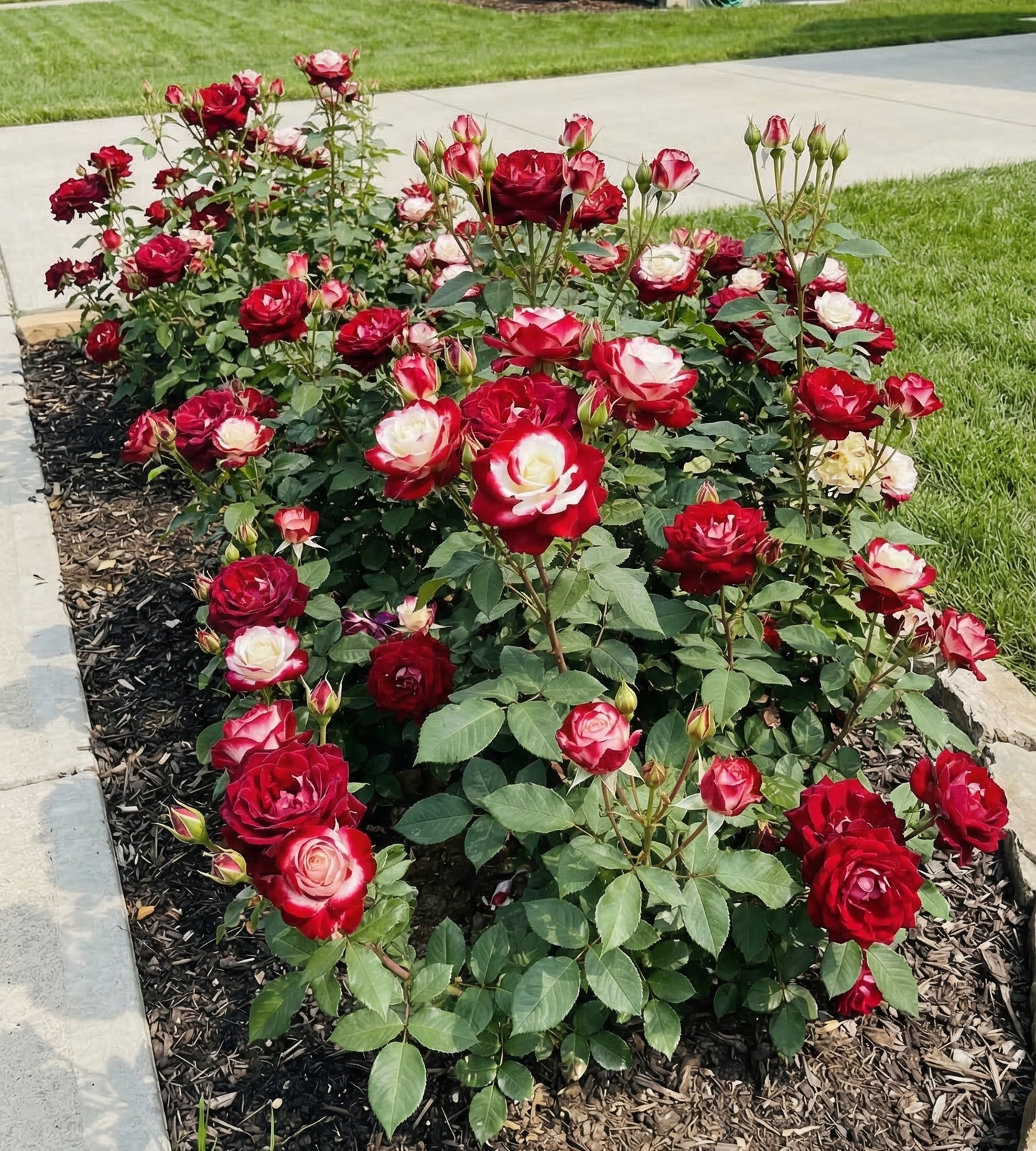 Grow Your Own Red & White Twin Rose at Home 🌹