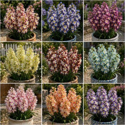 🌈🌺 Royal Mosaic Tuberose Bulbs 💥 Rare Multi-Color Blooms & Sweet Fragrance